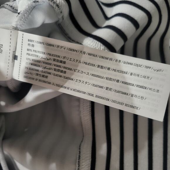 Abercrombie & Fitch Striped Crew Neck Sweater - Black and White - Picture 8 of 10